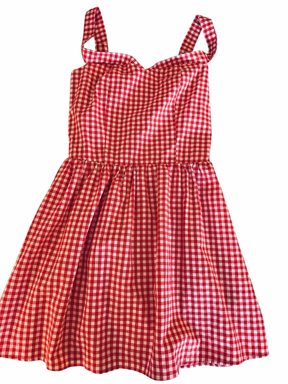 Red Gingham Fit & Flare Sundress - As worn by Taylor Swift